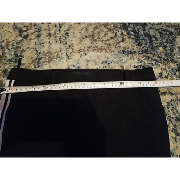 Amanda + Chelsea Women's Black White Stripes Pants Size 2 - Picture 4 of 16